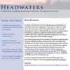 cover of issue of Headwaters newsletter