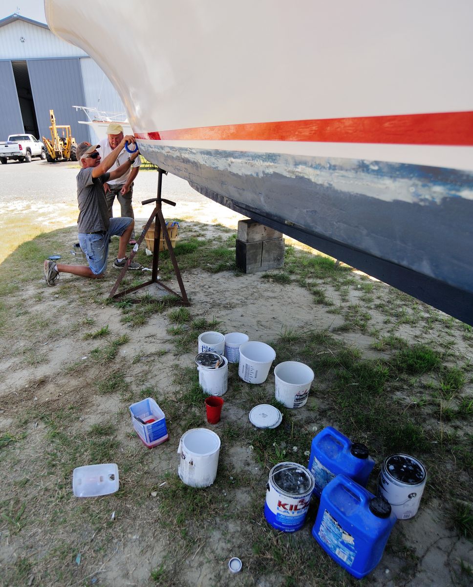 On the Hard: Prepping a Crab Boat