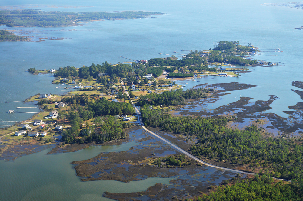 Many communities around the Bay are tied to inland towns by a single road. Photo credit: Scott Lerberg