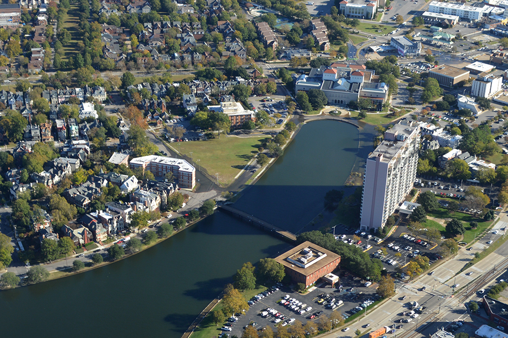 Significant infrastructure on the brink of flooding. Photo credit: Scott Lerberg