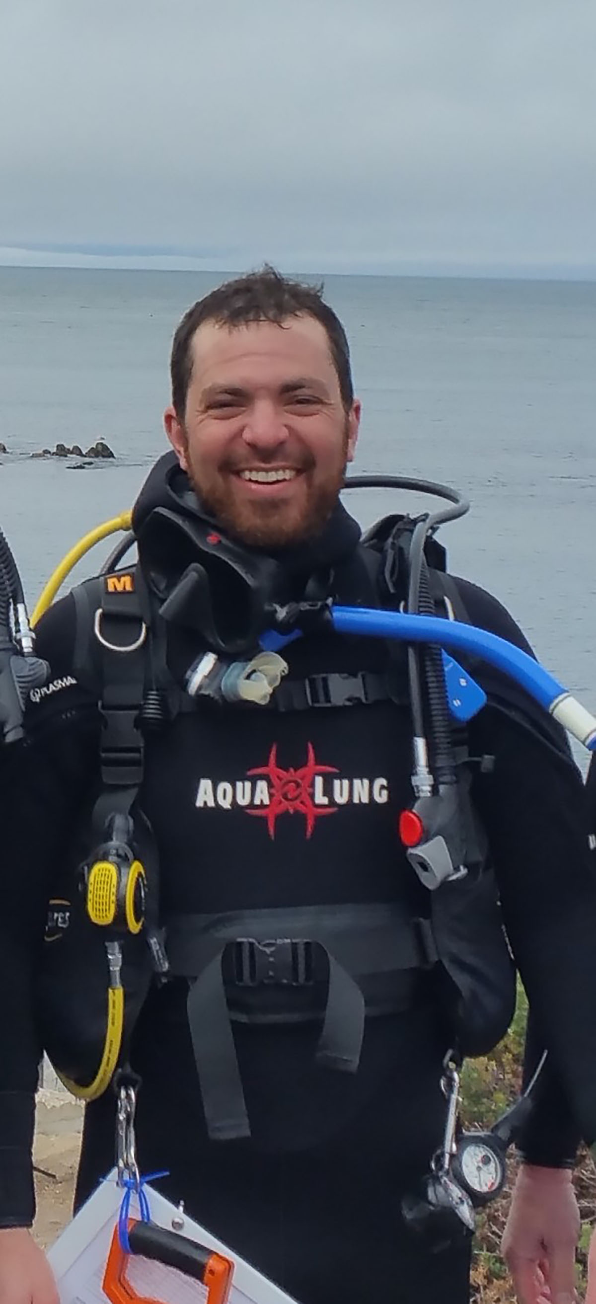 Jim LaChance, Maryland Sea Grant’s new aquaculture coordinator, enjoys diving to examine life under the sea. Photo courtesy Jim LaChance
