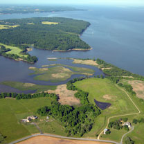 aerial photo of Elk River, Cecil County, Md.