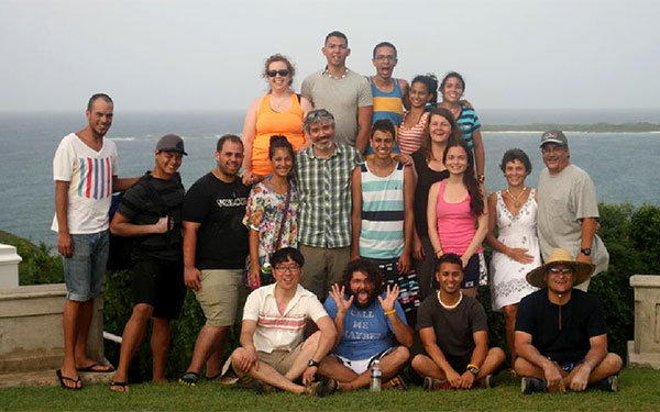 group of undergrads in Puerto Rico
