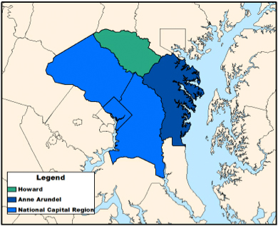 Figure 1: Established WSA Programs in Maryland