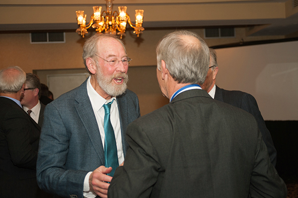 Michael Kemp speaking with Walter Boynton