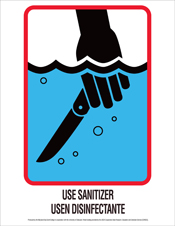 poster-use sanitizer