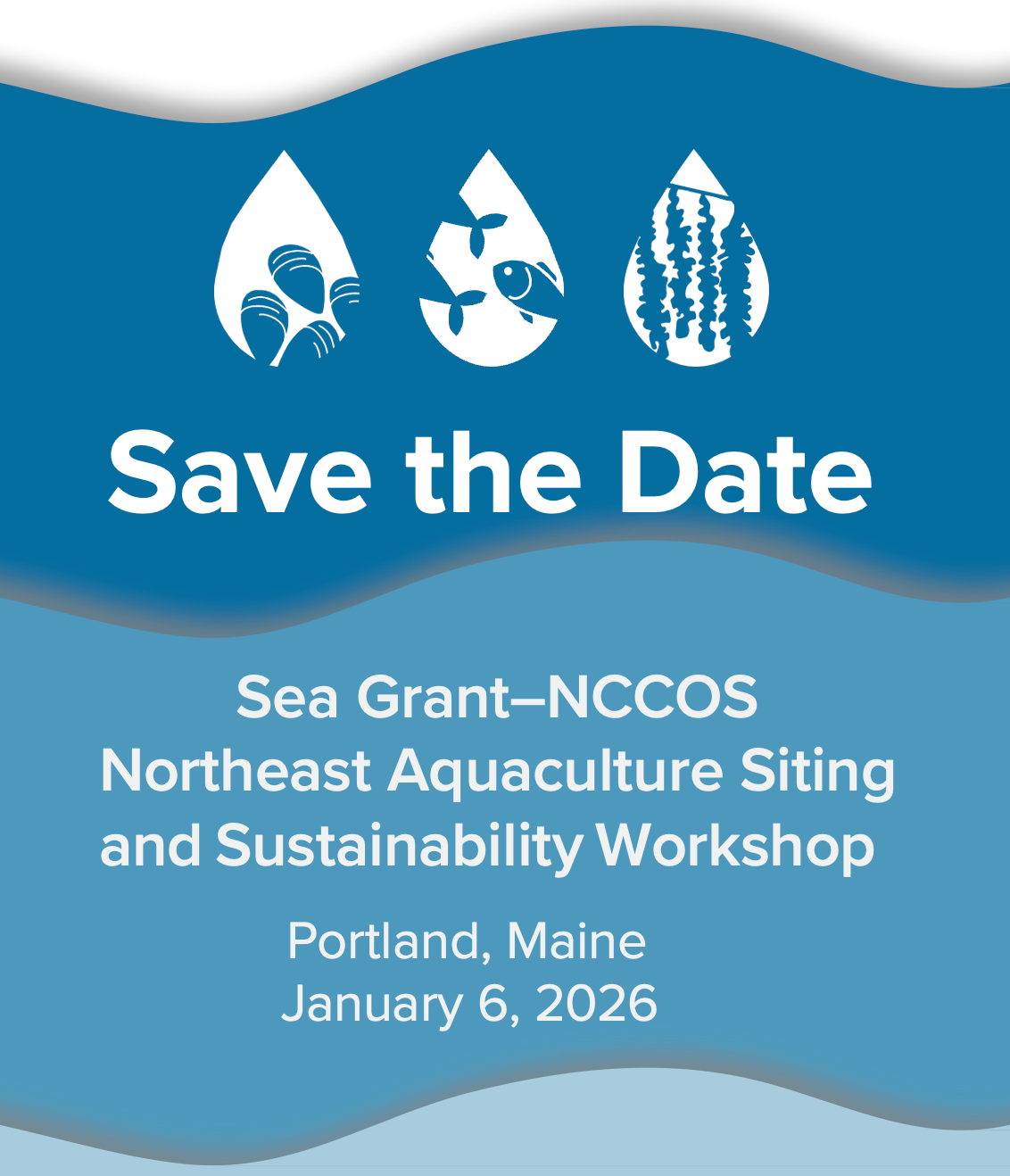 Save the date flier for the Northeast workshop
