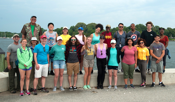 reu class of 2018 with orientation leaders