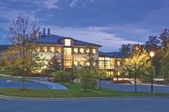 Appalachian Laboratory in Frostburg, Maryland, at dusk