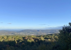 A view of Frostburg, Maryland, as seen from the St. John's Trail. 