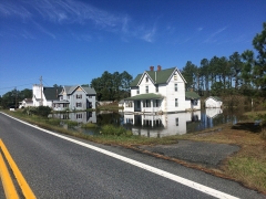 Nuisance flooding on Deal Island