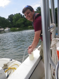 Zachary on Rock Creek