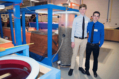 photo of students at aquaponics lab, Baltimore Poly