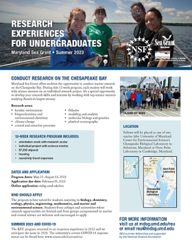 2023 REU Flyer