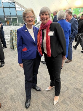 Rita Colwell (left) and Fredrika Moser (right)
